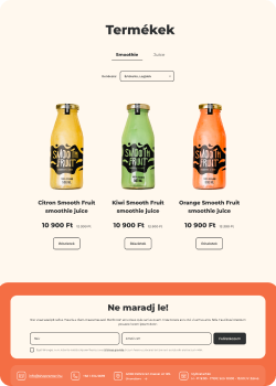 Kevés termékre tervezve