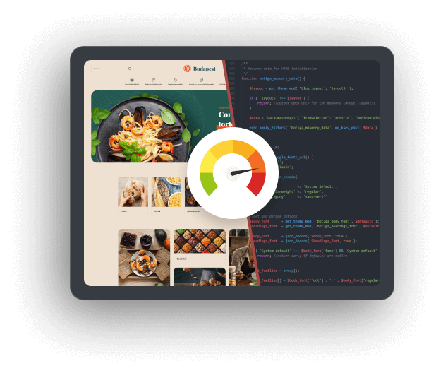 célunk a PageSpeed mutatószámok és a SEO értékek optimalizálása volt