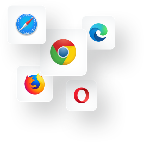 Széles böngésző támogatás